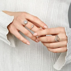 Anneau Pandora Timeless Scintillant Simple