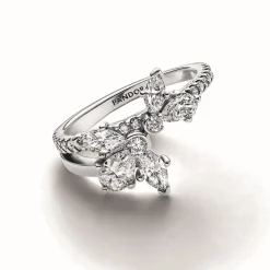 Bague Asymétrique Herbier Scintillant