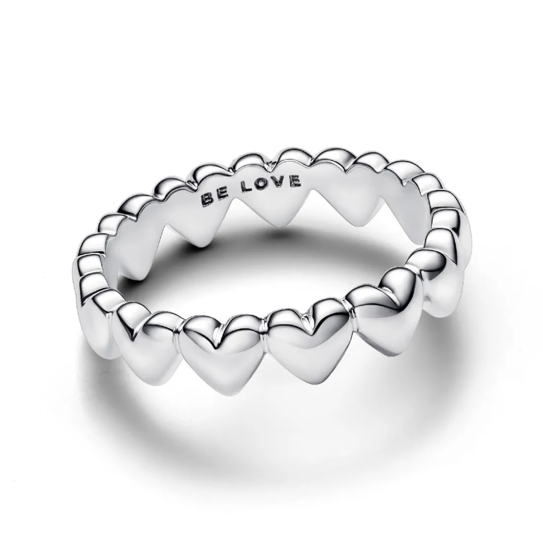 Bague Farandole de Cœurs Argent