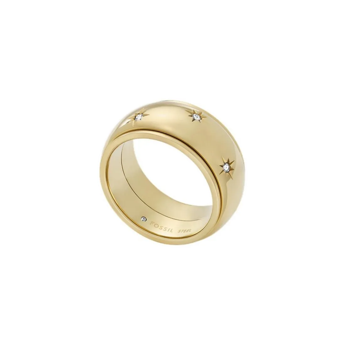 Bague femme Fossil Bijoux Acier Classique Sadie - JF04835710 Acier inoxydable