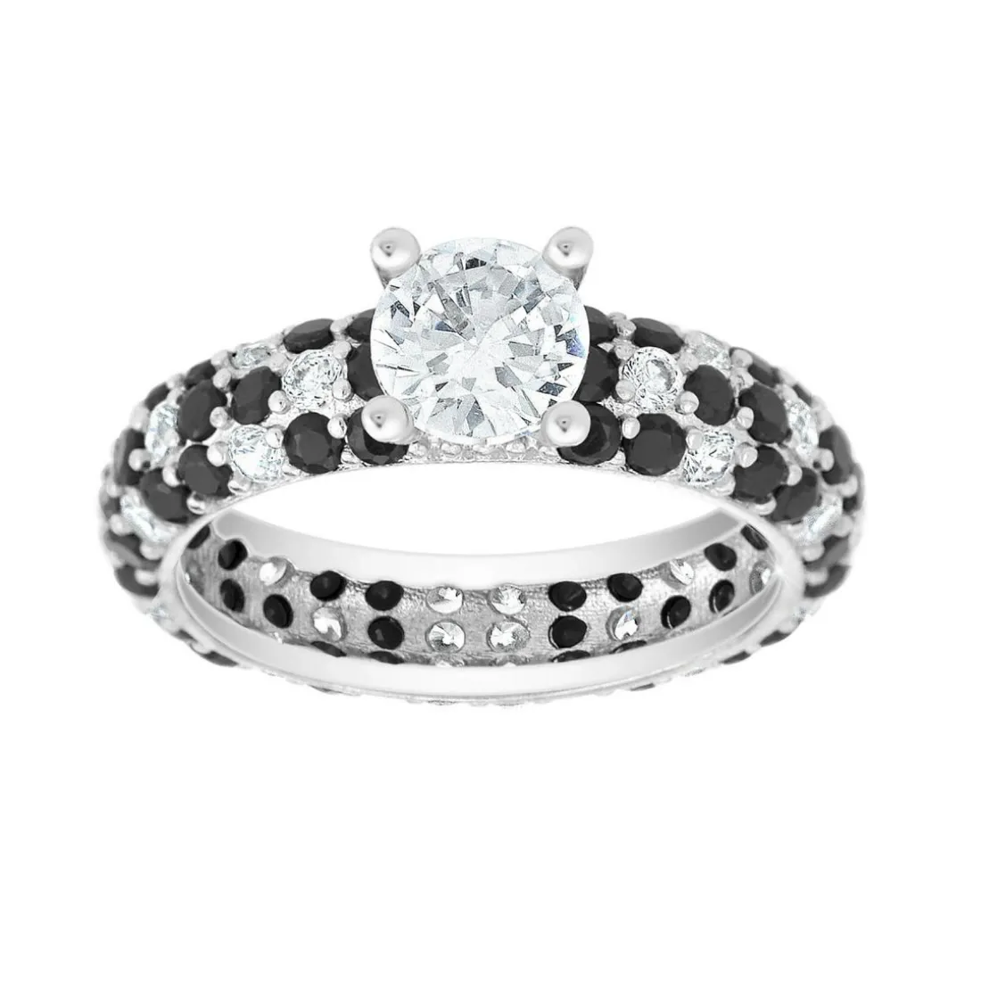 Bague Femme So Charm - B2702-BLANC-8-56 Métal Argent