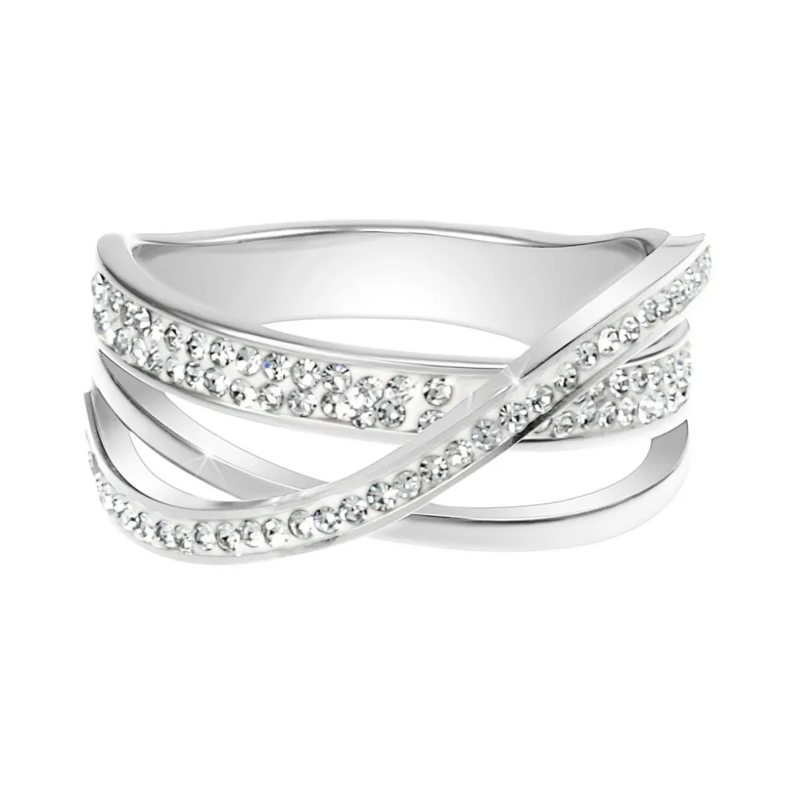 Bague Femme So Charm - B2582-T17-54 Acier Argent