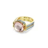 Bague Femme Swarovski Chroma - 570630 Plaqué Or Multicolore