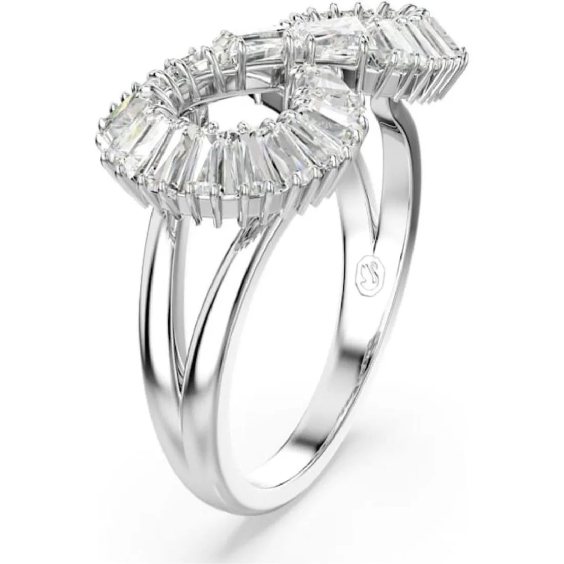 Bague femme Swarovski Hyperbola Mini - 567969 blanc,argent