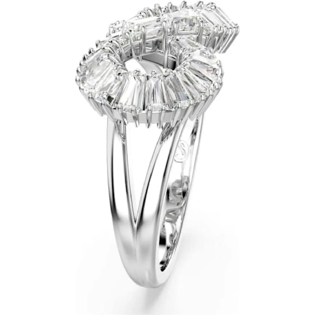 Bague femme Swarovski Hyperbola Mini - 567969 blanc,argent