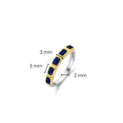 Bague femme Ti Sento 12274BY - Argent, plaqué or