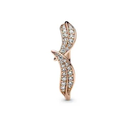 Bague Feuilles Scintillantes Pandora Moments