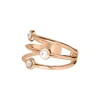 Bague Les Interchangeables A59160 - Orbite Doré Rose Femme