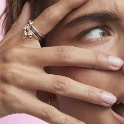 Bague ronde rose gold Pandora ME
