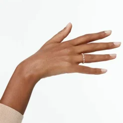 Bague Swarovski Bijoux VITTORE:RING MARQUISE CZWH/ROS - Bague Cristaux Swarovski doré rose Femme