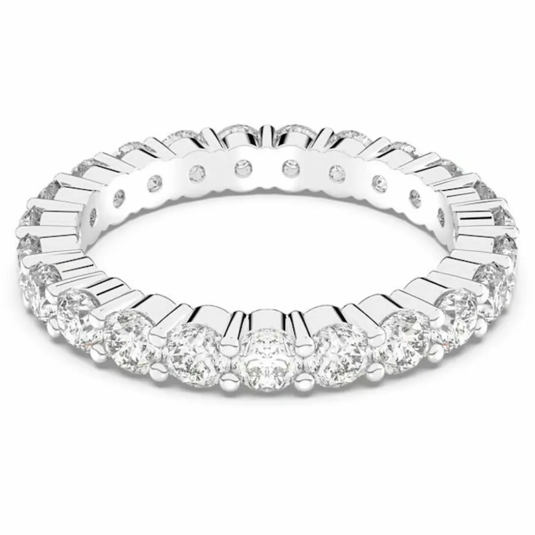 Bague Swarovski Classic Jewelry VITTORE-XL-CZWH-RHS - Bague Acier Sertie Femme