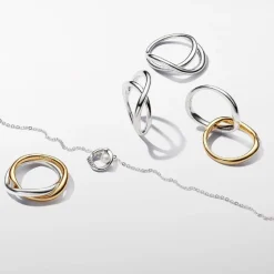 Bague Symbole de l’Infini Organique Argent