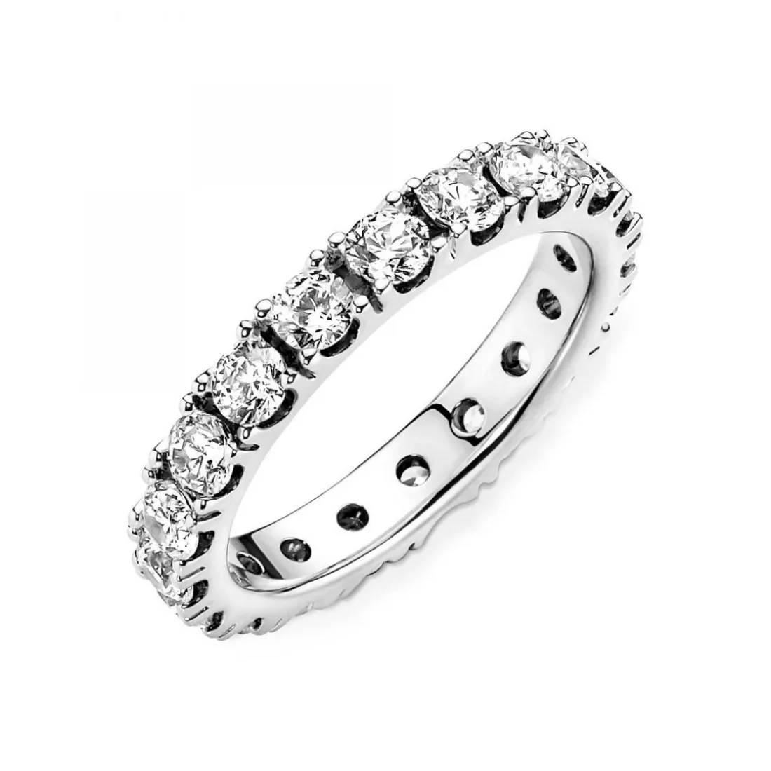 Bague Éternité cristaux blanc Pandora Timeless