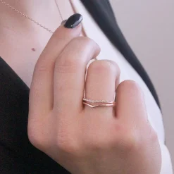 Bague Tiryns Or Rose