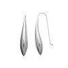 Boucle d'oreilles Pendantes femme argent rhodié - W3UZ400