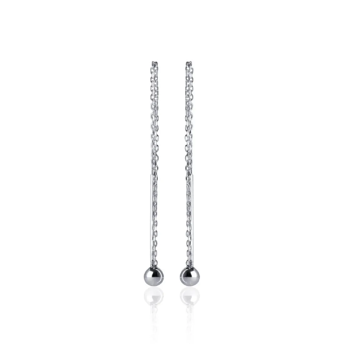 Boucle d'oreilles Pendantes femme argent rhodié - W5Z3500