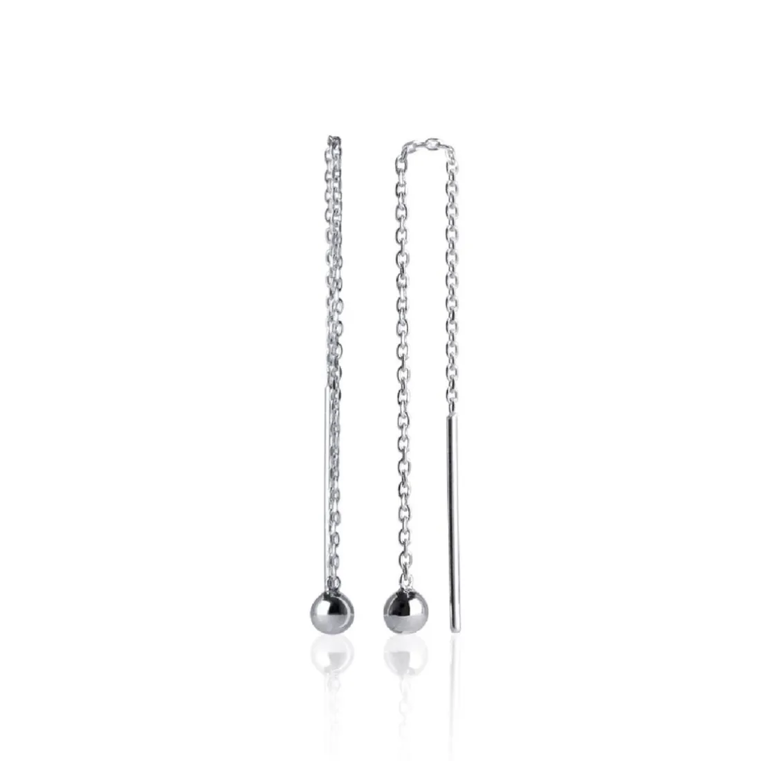 Boucle d'oreilles Pendantes femme argent rhodié - W5Z3500