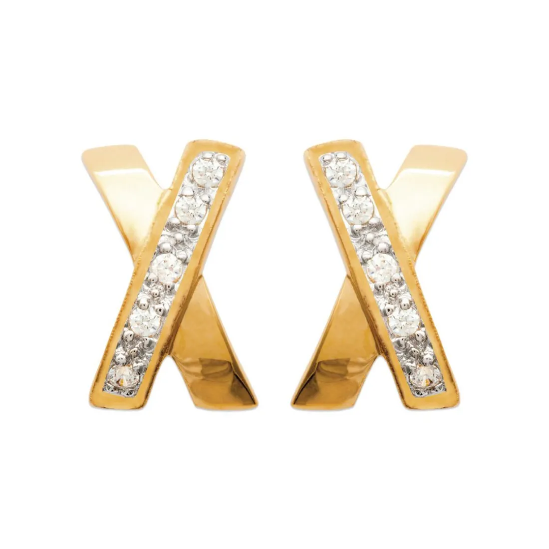 Boucles d'oreille femme plaqué or - Y3Y6UZZ