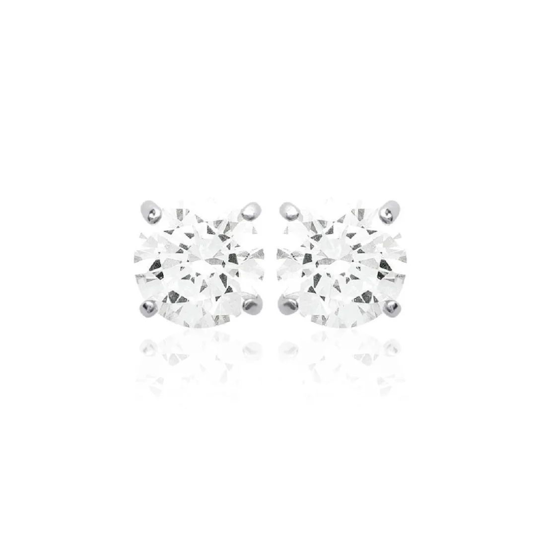 Boucles d'oreille mixte argent rhodié - Z5055Z05