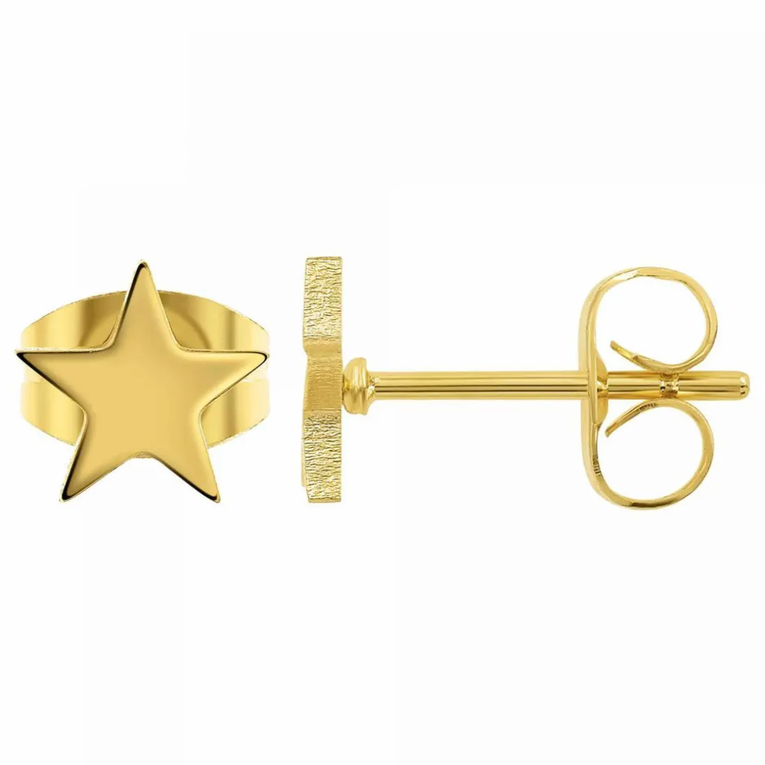 Boucles d'oreilles Angèle M B2320-DORE - Acier Doré