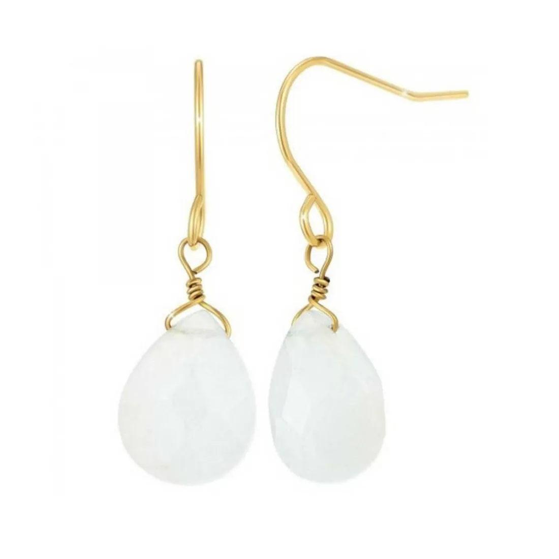 Boucles d'oreilles Femme Angèle M B2499-BLANC