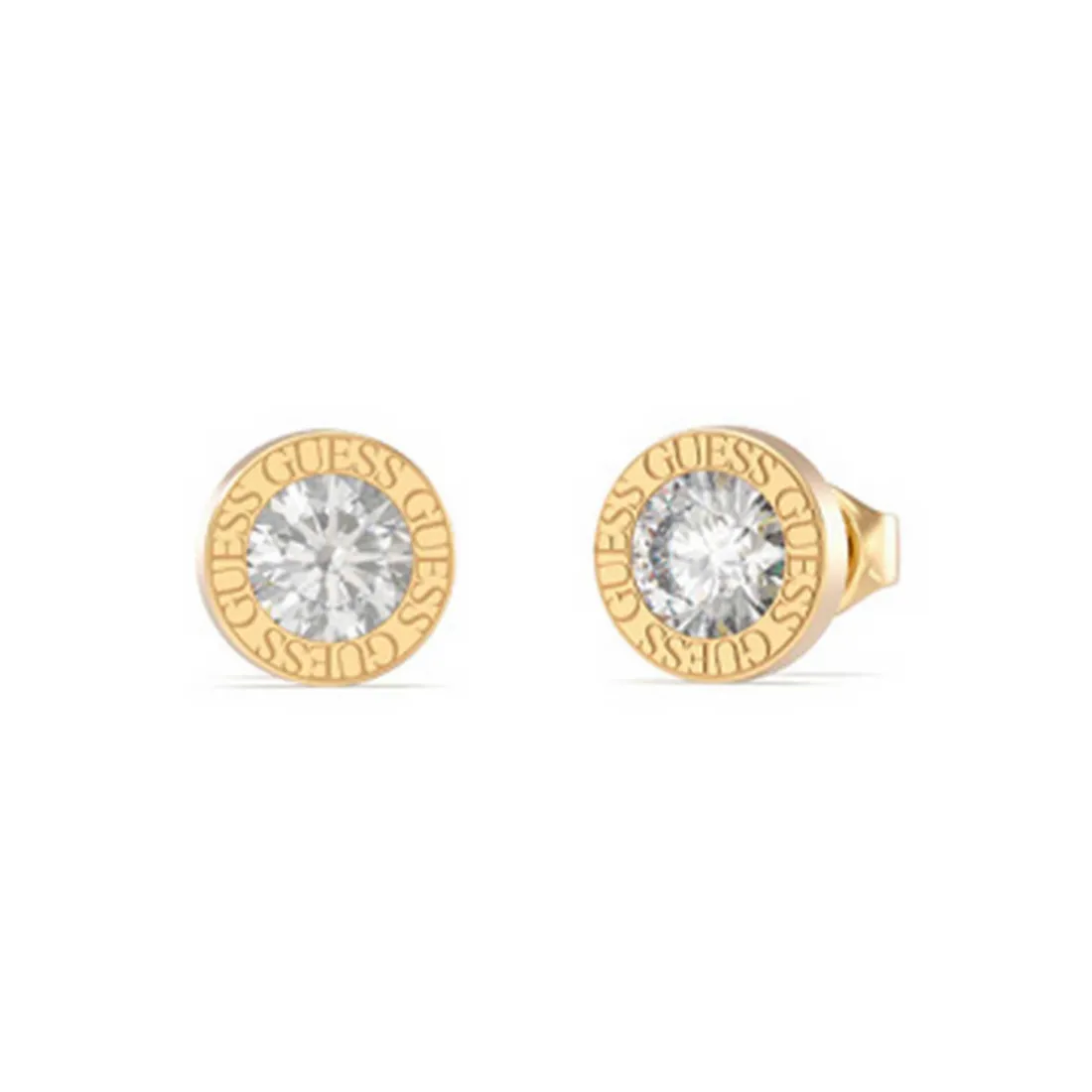 Boucles d'oreilles Femme Guess Bijoux - JUBE02244JWYG COLOR MY DAY Acier Doré