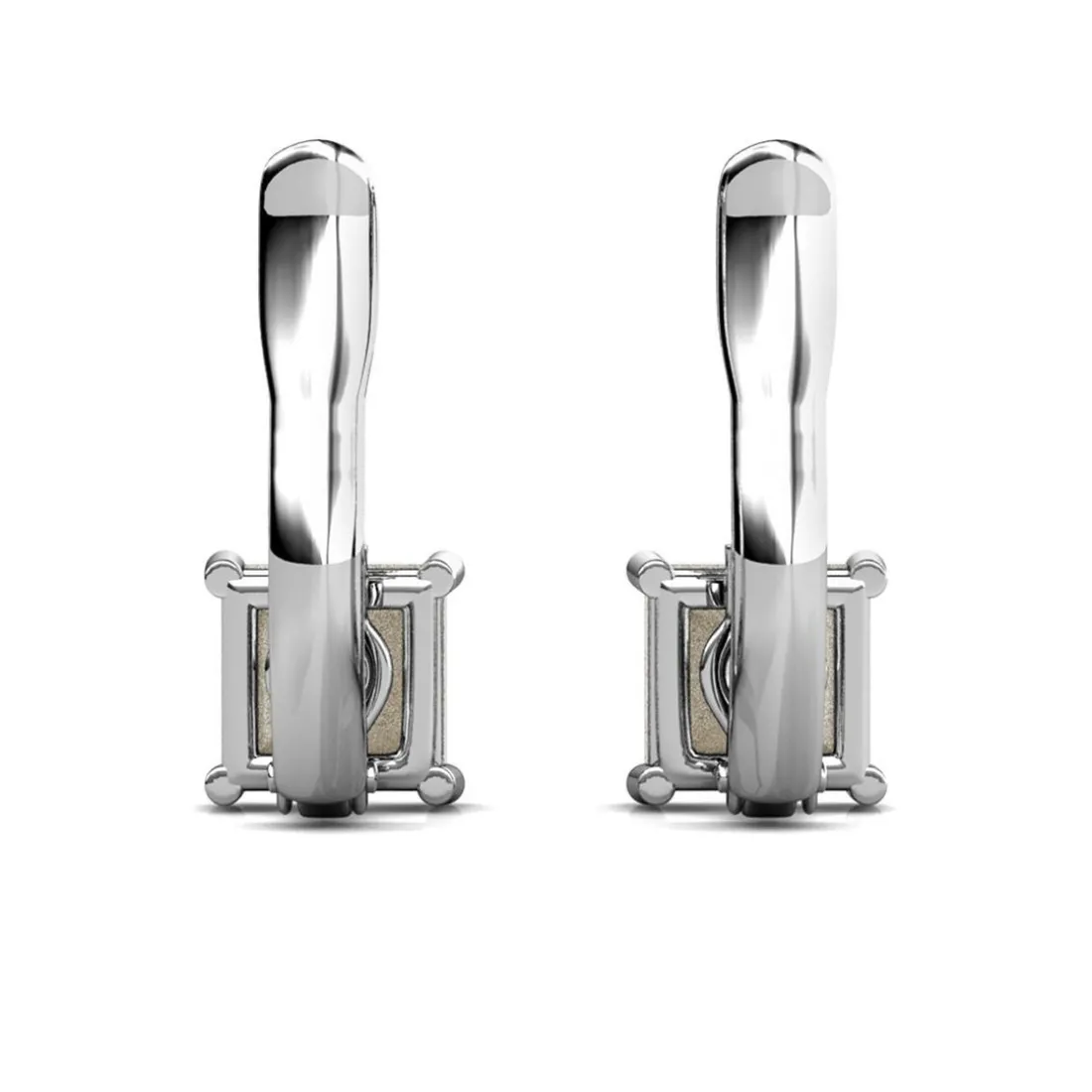 Boucles d’oreilles Femme MYC-Paris Square - DE0007-S-C Laiton Argent