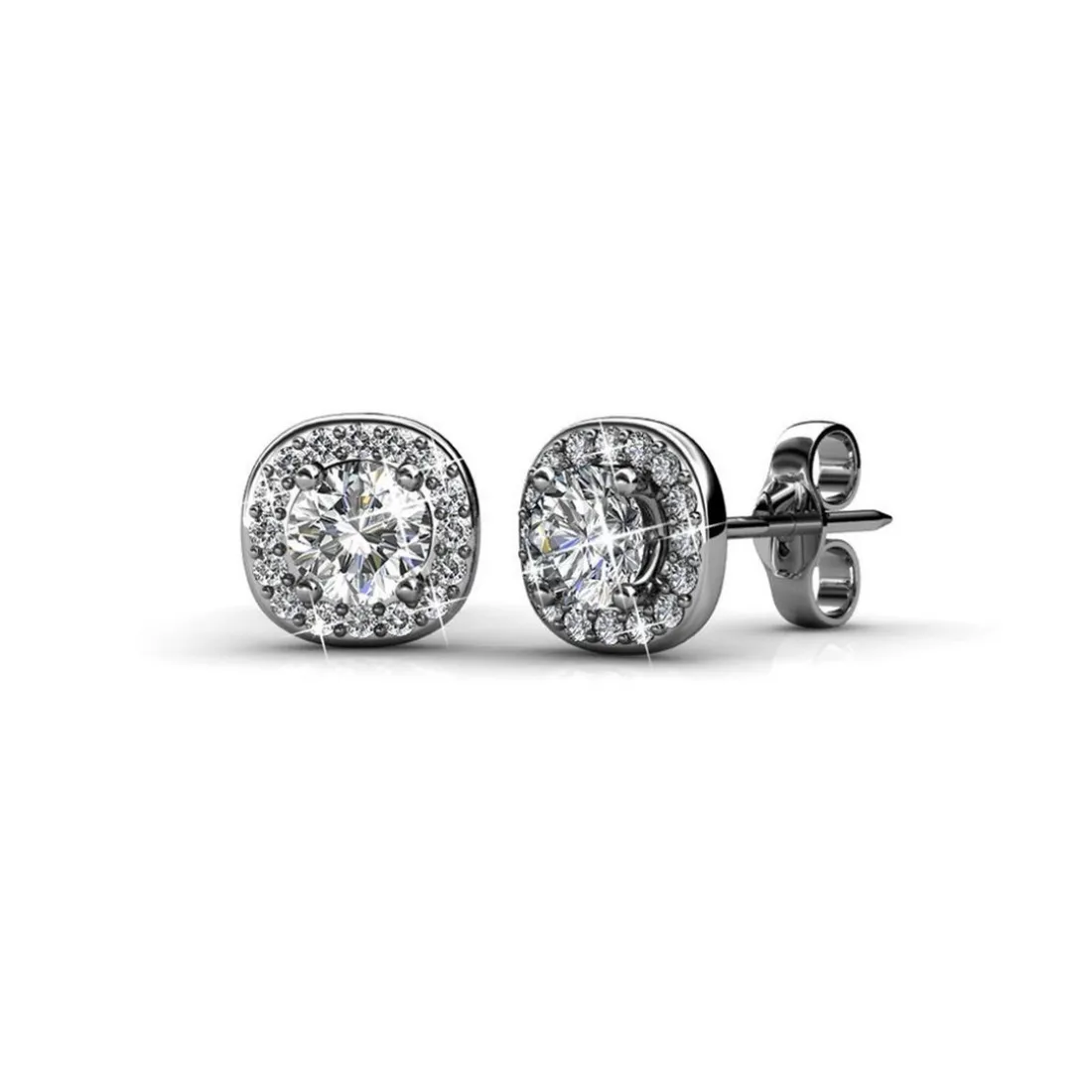 Boucles d'oreilles Femme MYC-Paris Solitaire - DE0203-S Laiton Argent
