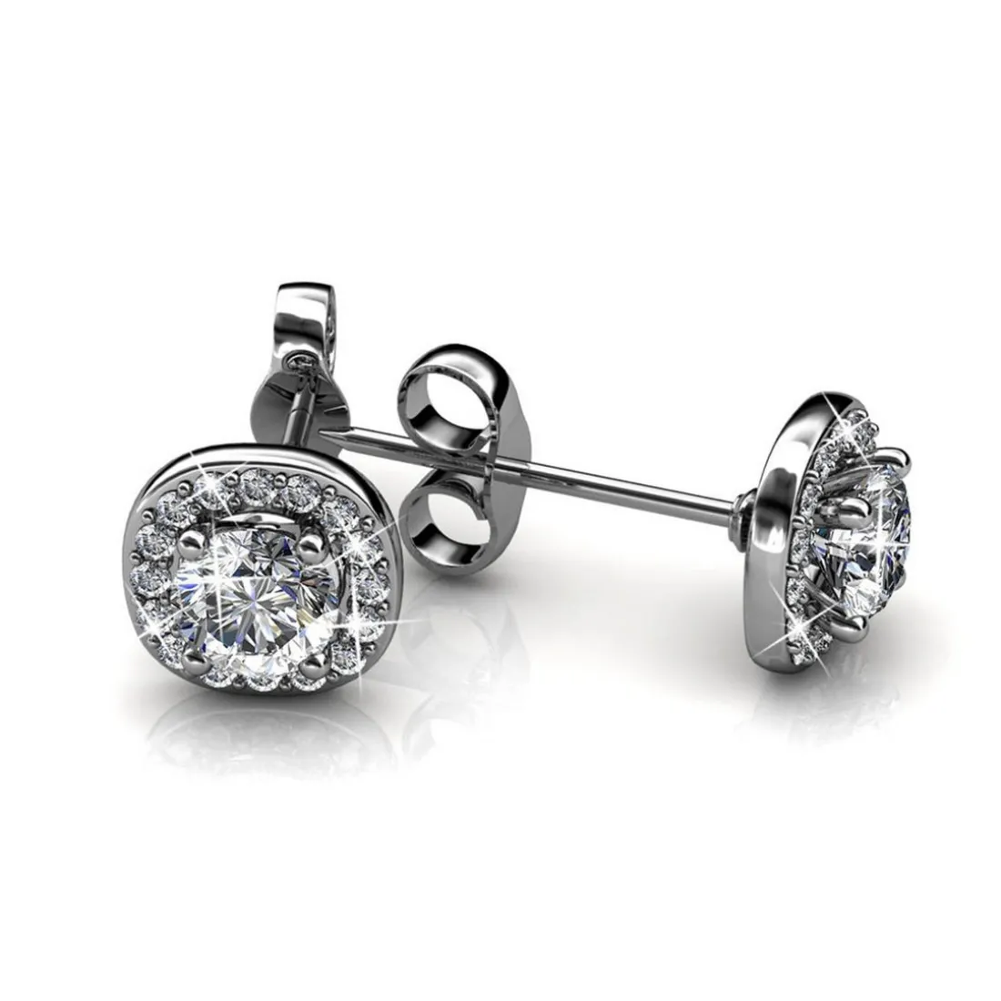 Boucles d'oreilles Femme MYC-Paris Solitaire - DE0203-S Laiton Argent