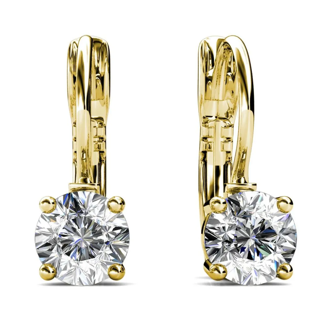 Boucles d’oreilles Femme MYC-Paris Solitaire - DE0008-G-C Laiton Doré