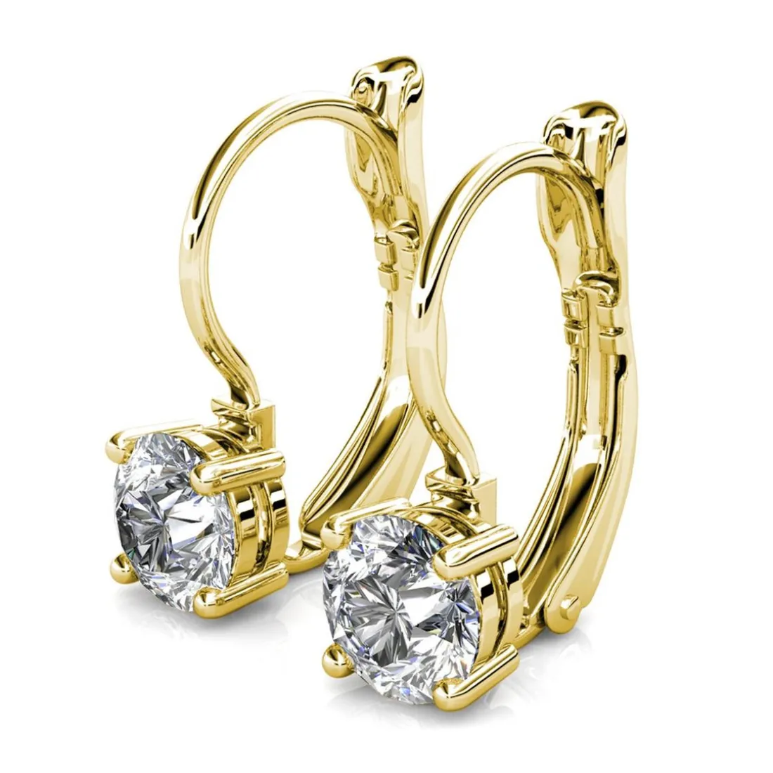 Boucles d’oreilles Femme MYC-Paris Solitaire - DE0008-G-C Laiton Doré