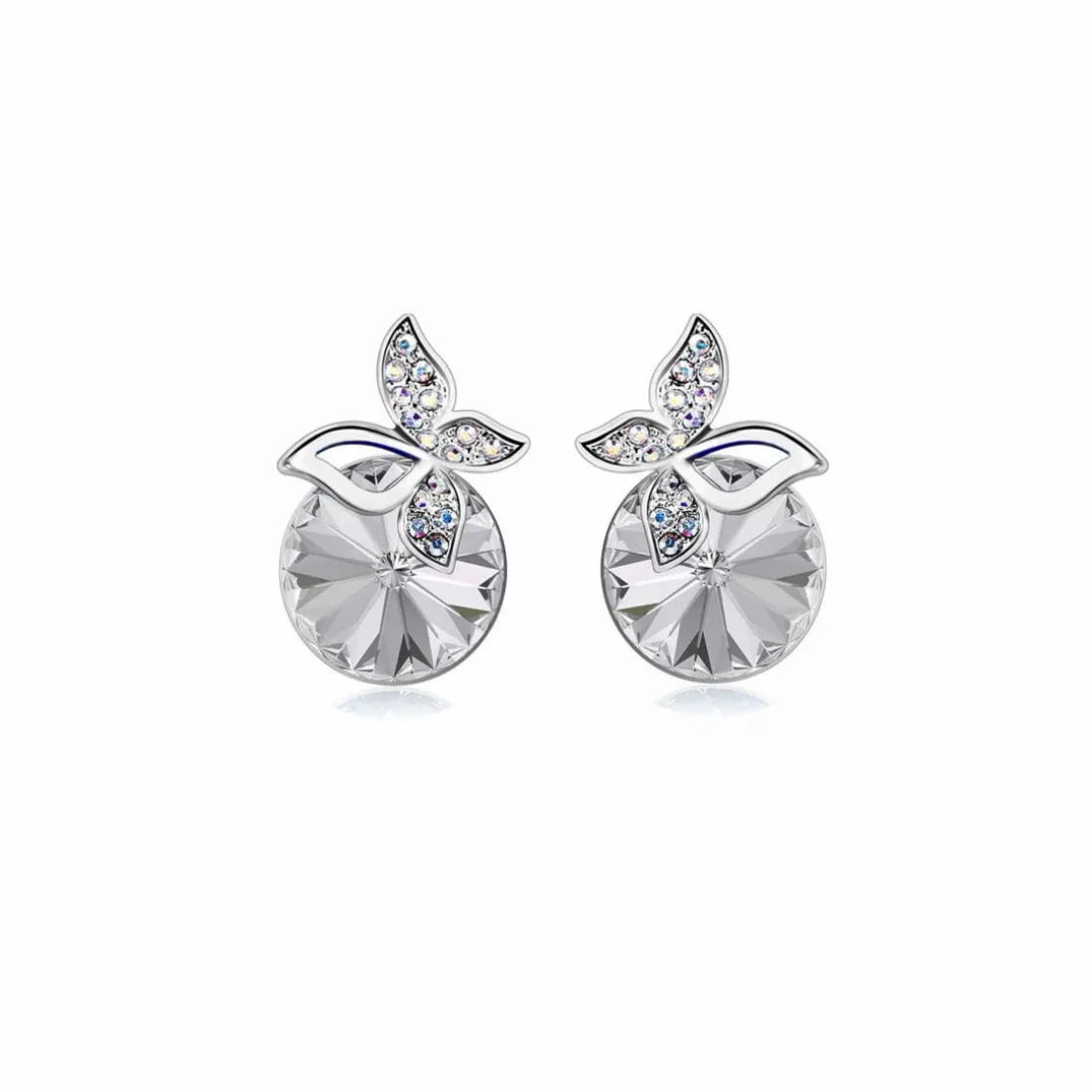 Boucles d'oreilles Femme So Charm - B1280-BO-CRYS Métal Argent