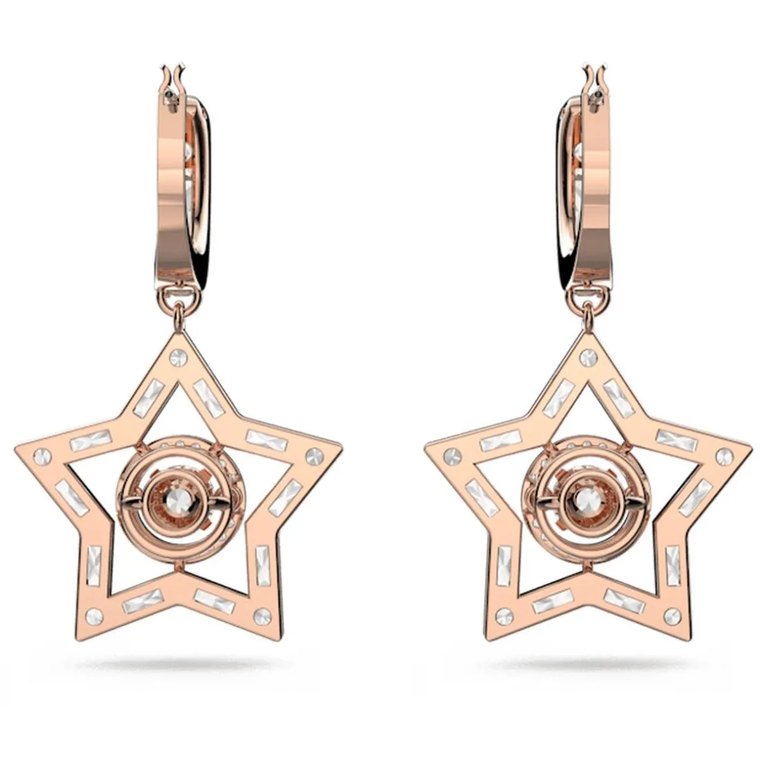Boucles d’oreilles Femme Swarovski - 5617769 Métal Doré rose