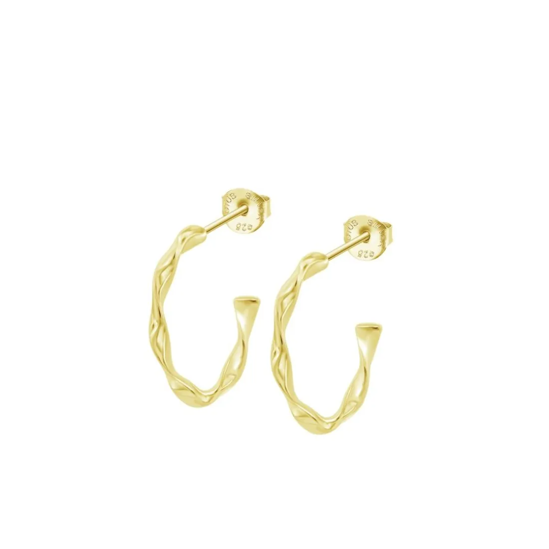 Boucles d'oreilles Lotus Silver Hoops - LP3781-4-4