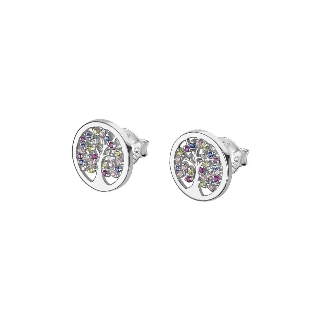 Boucles d'oreilles Lotus Silver TREE OF LIFE LP1890-4-1 - Boucles d'oreilles TREE OF LIFE Argent