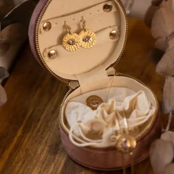 Boucles d'oreilles Luna BES22595-GRE Kosma Paris – Doré
