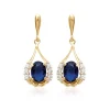 Boucles d'oreilles Pendantes Maison de la Bijouterie Y4YY64Z Plaqué or
