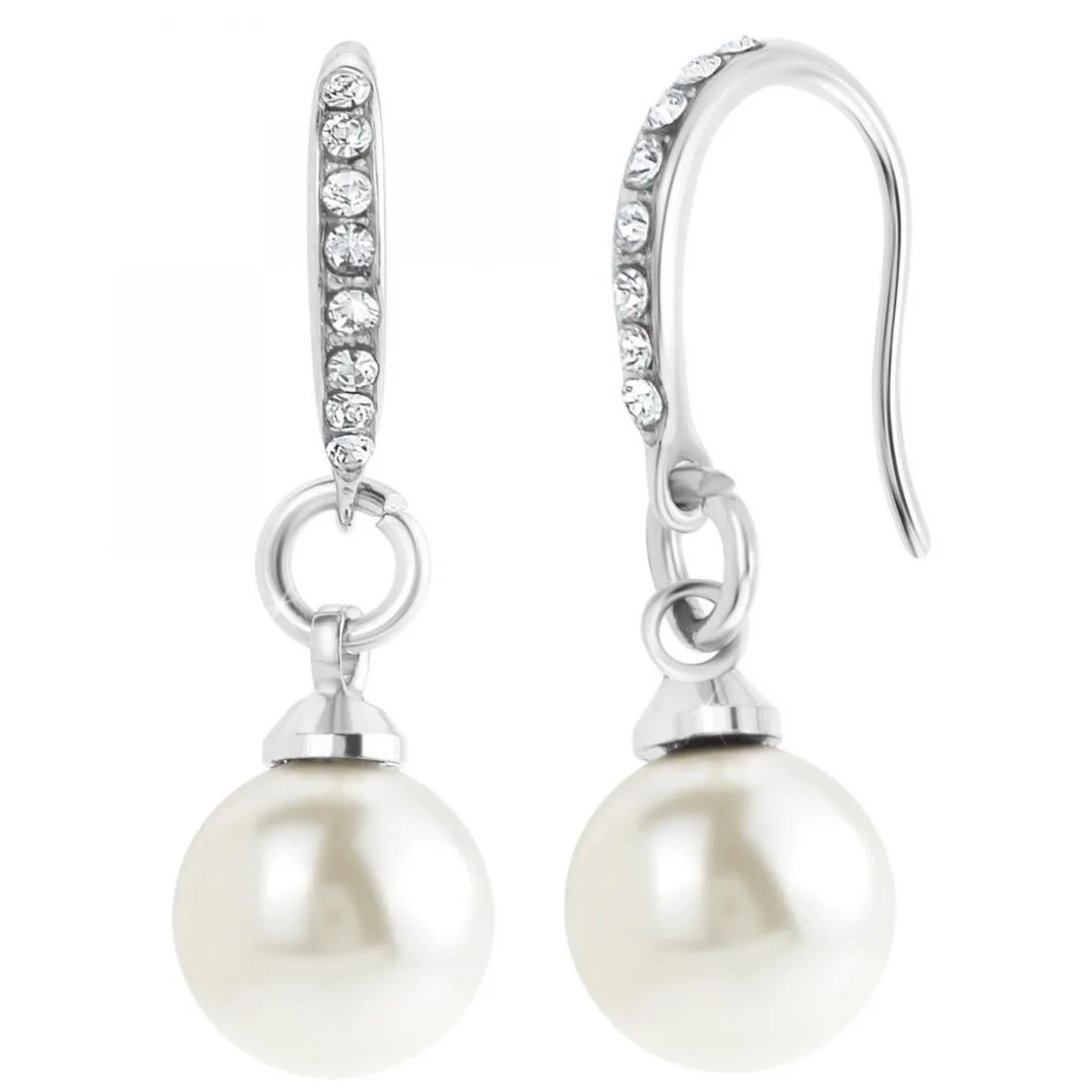 Boucles d'oreilles So Charm Bijoux B2075-CREAM - Mode