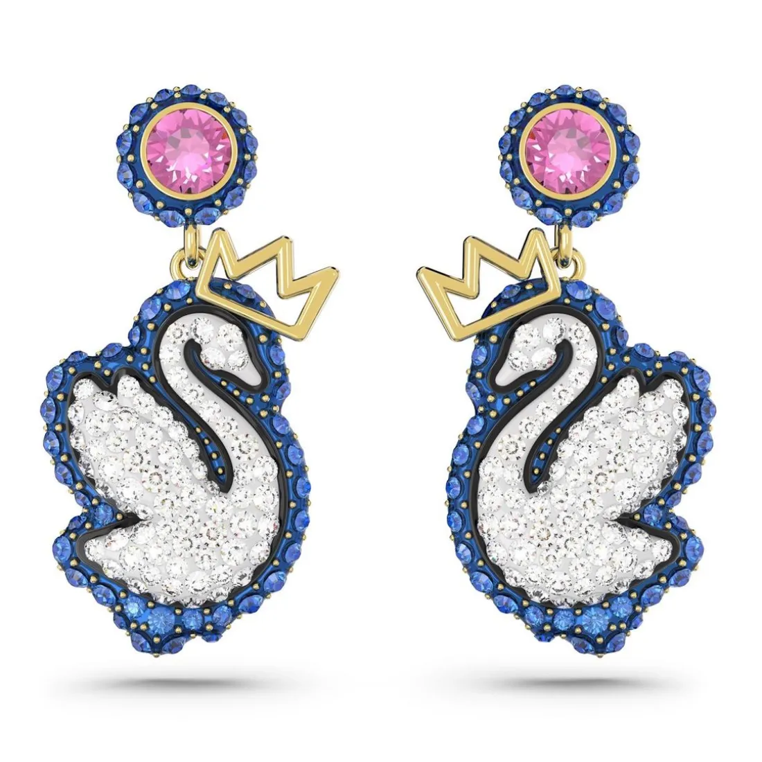 Boucles d'oreilles Swarovski 5649196 - POP SWAN