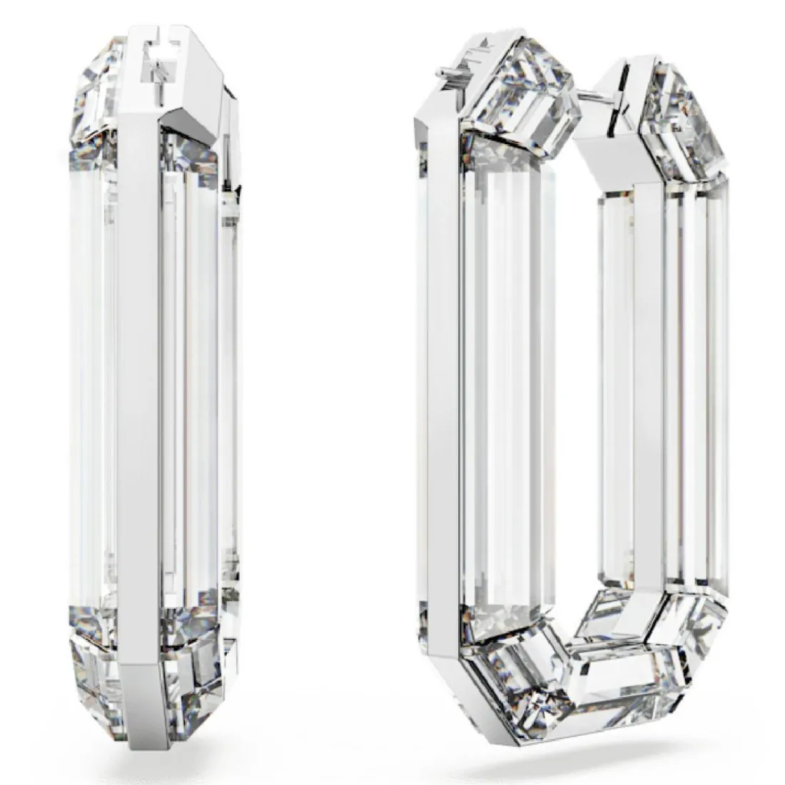 Boucles d'oreilles Swarovski Lucent 5671087 - PE WHI/RHS