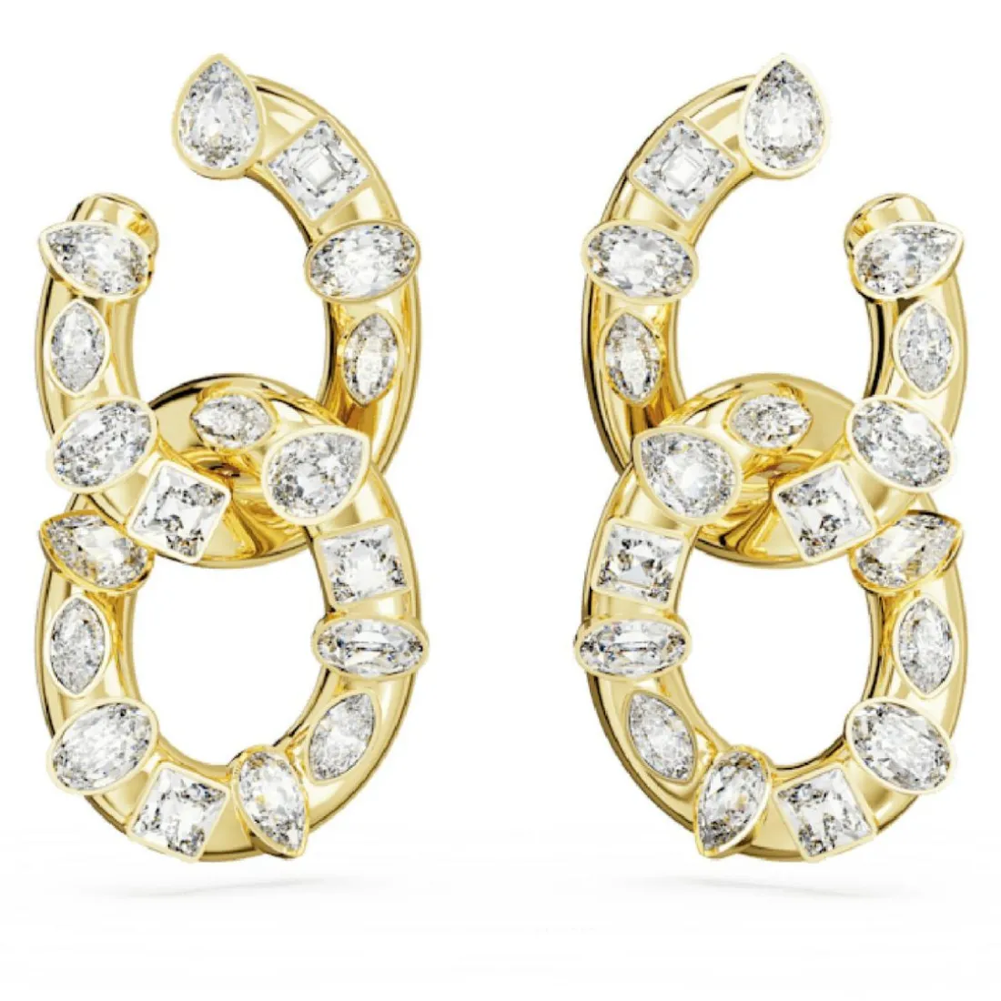 Boucles d'oreilles Swarovski 5663263 Dextera - PE WHI/GOS