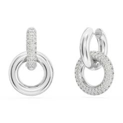 Boucles d'oreilles Swarovski 5671807 Dextera - PE InterLinked CRE/RHS