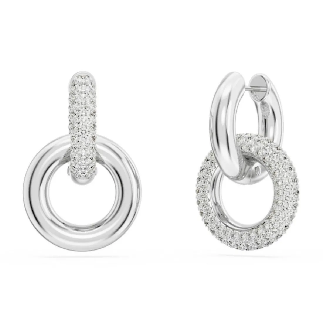 Boucles d'oreilles Swarovski 5671807 Dextera - PE InterLinked CRE/RHS