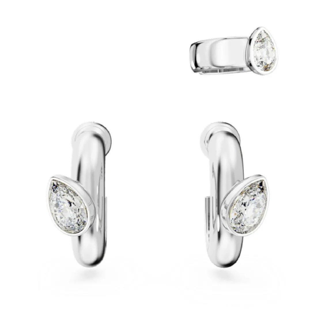 Boucles d'oreilles Swarovski 5671192 Dextera PE (#3) WHI/RHS