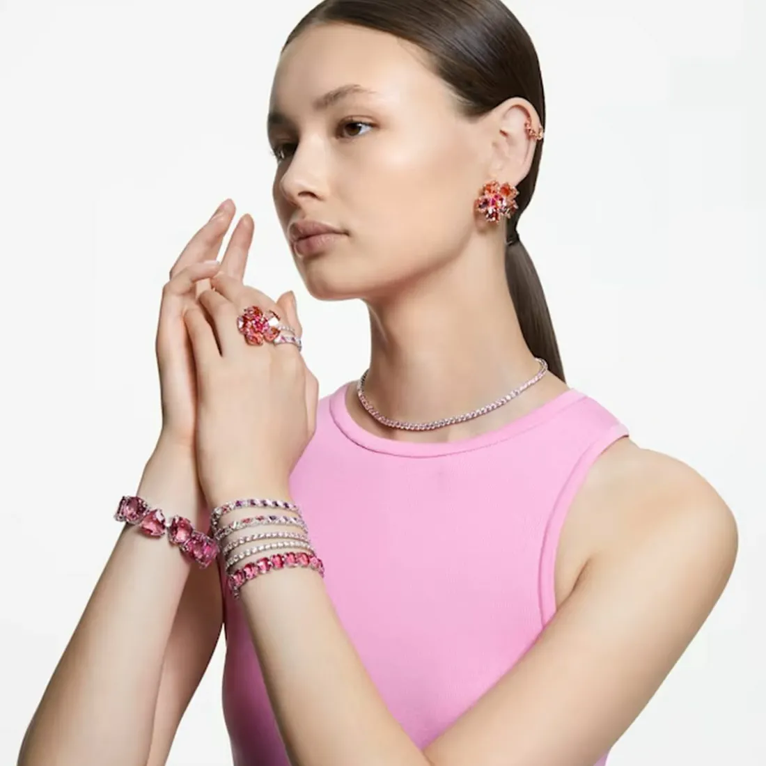 Boucles d'oreilles Swarovski 5650563 - FLORERE