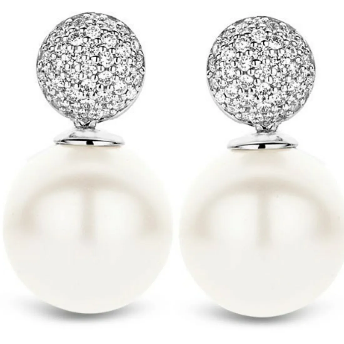 Boucles d'oreilles Ti Sento 7721PW - Boucles d'oreilles Argent Perle