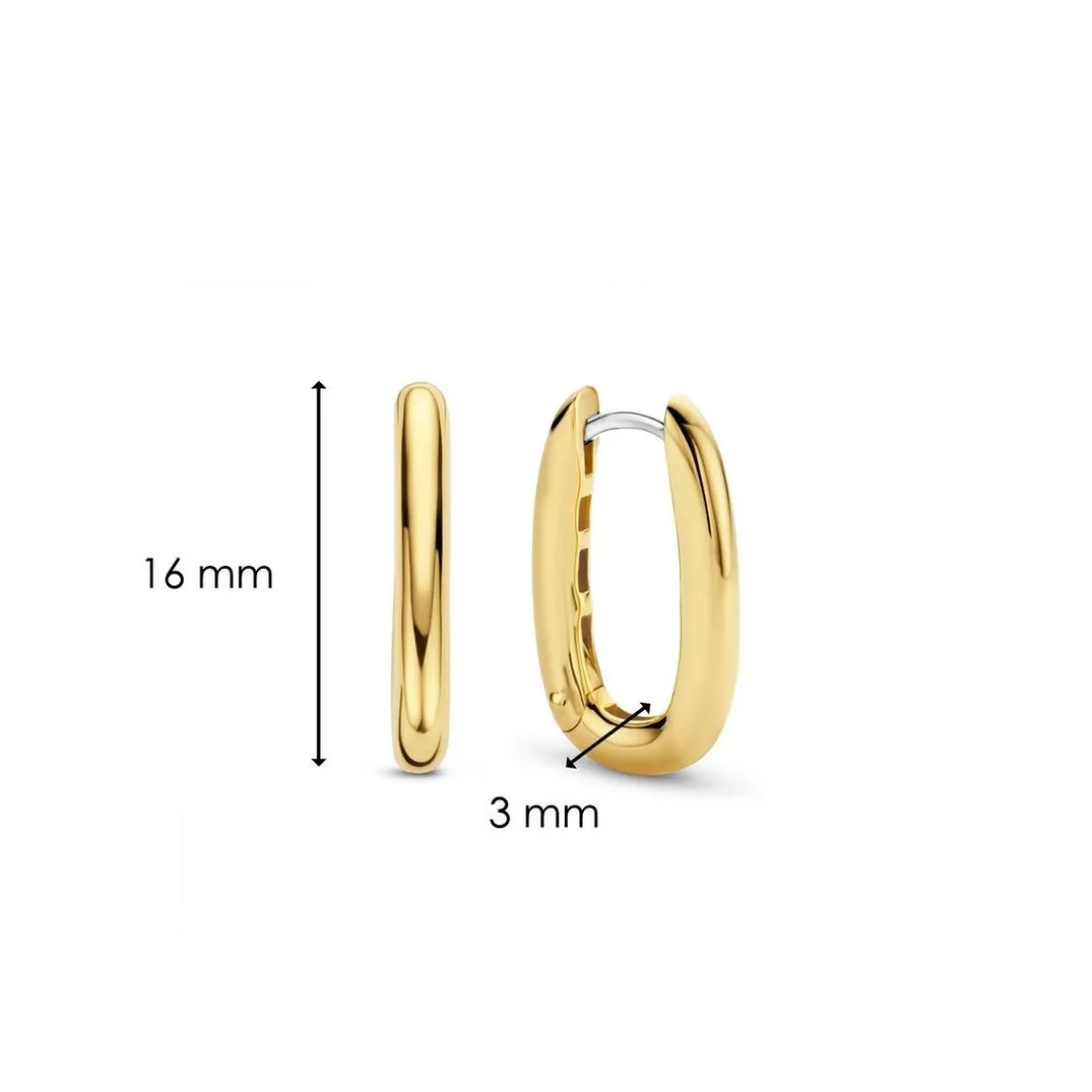 Boucles d'oreilles Ti Sento 7901SY - Argent, plaqué or