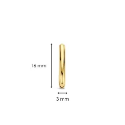 Boucles d'oreilles Ti Sento 7901SY-H - argent, plaqué or