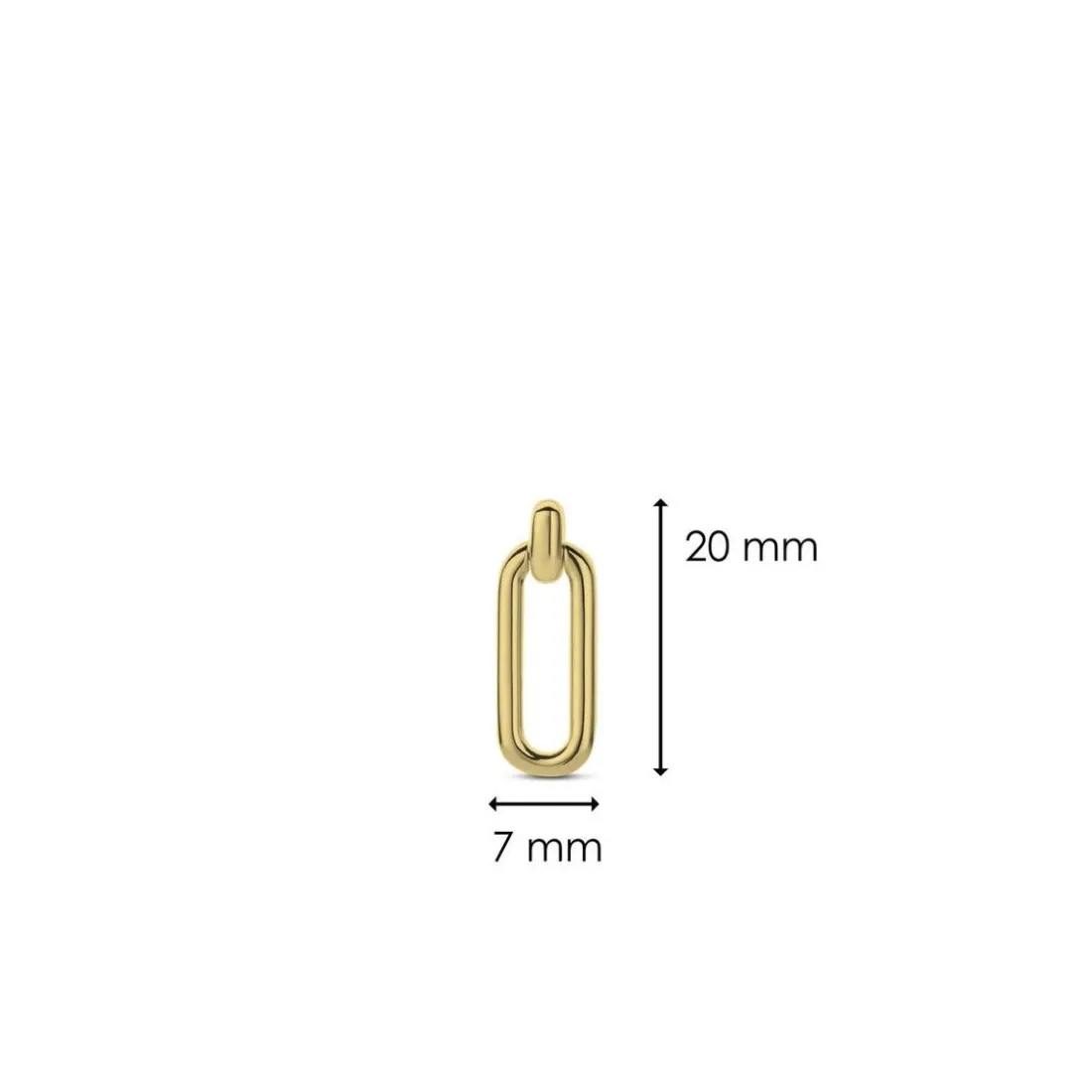 Boucles d'oreilles Ti Sento 7847SY-H - Argent, plaqué or