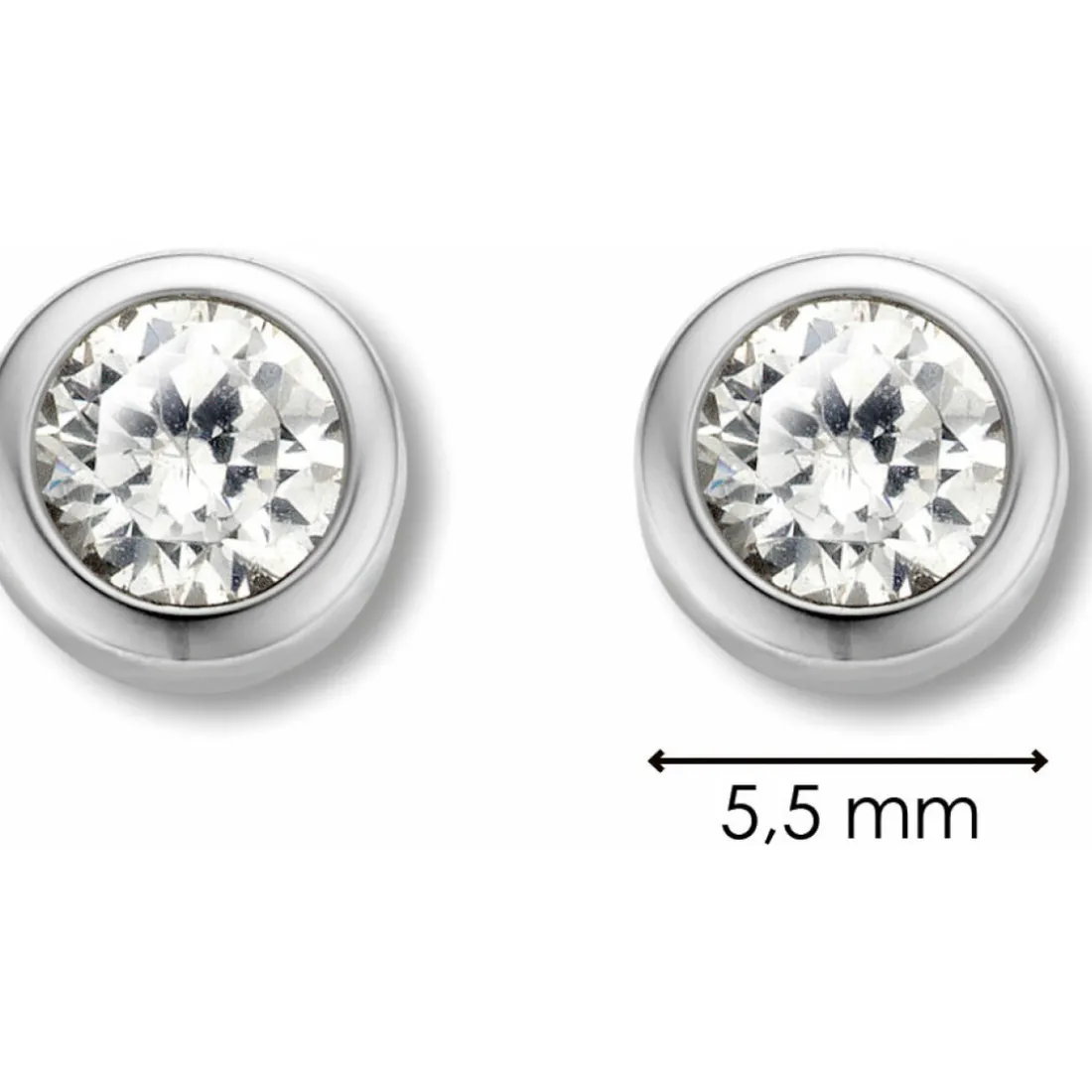 Boucles d'oreilles Ti Sento 7597ZI - Boucles d'oreilles Argent Zirconium